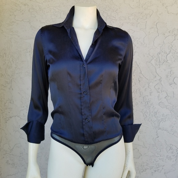 silk blouse bodysuit